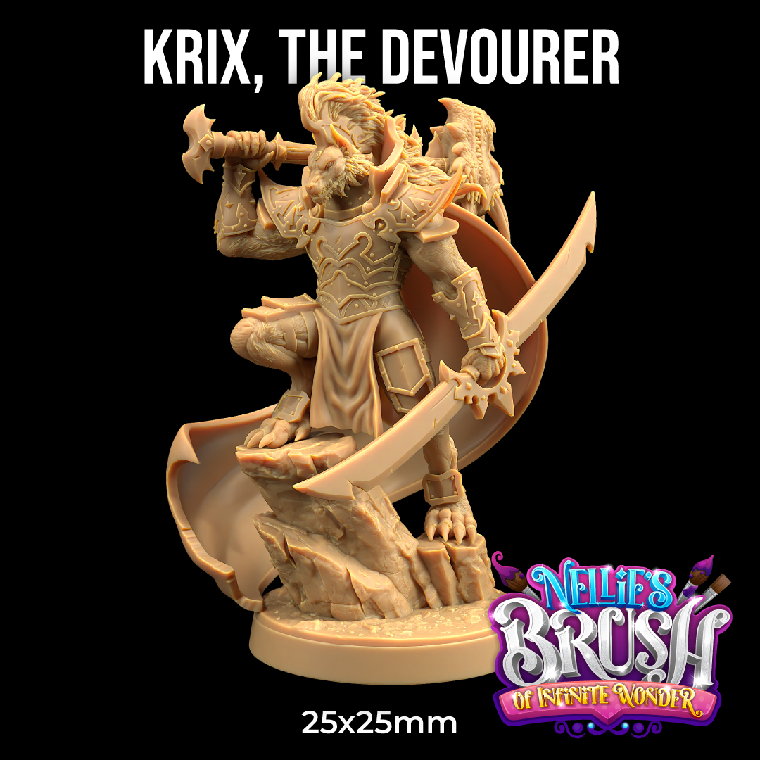 Krix, The Devourer | PRESUPPORTED | Nellie’s Brush of Infinite Wonder